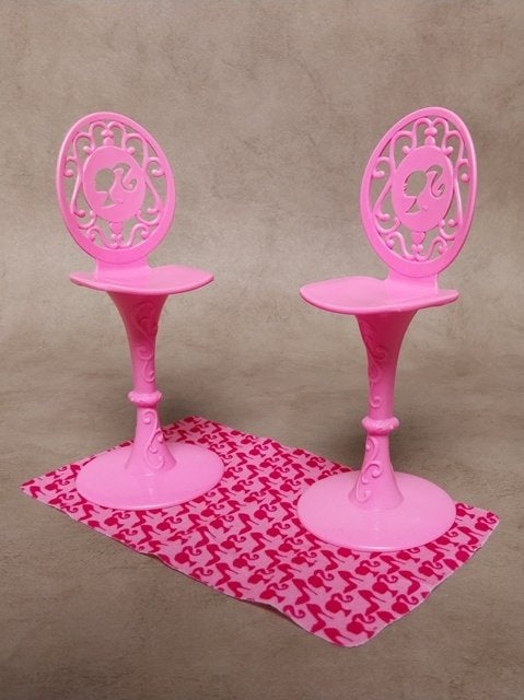2 krukken + matje Barbie Glam Camper (2015), Ophalen of Verzenden, Zo goed als nieuw, Barbie