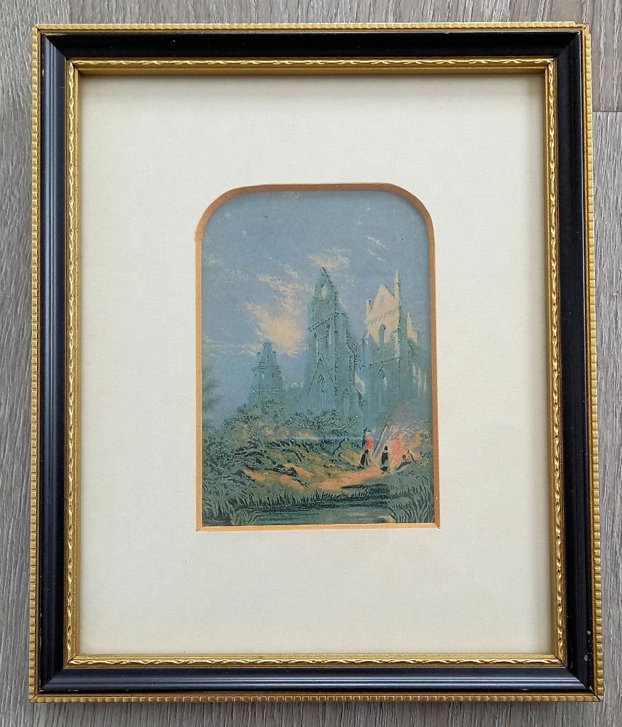 Le Blond prent in fraai lijstje - Baxter, Antiek en Kunst, Ophalen of Verzenden