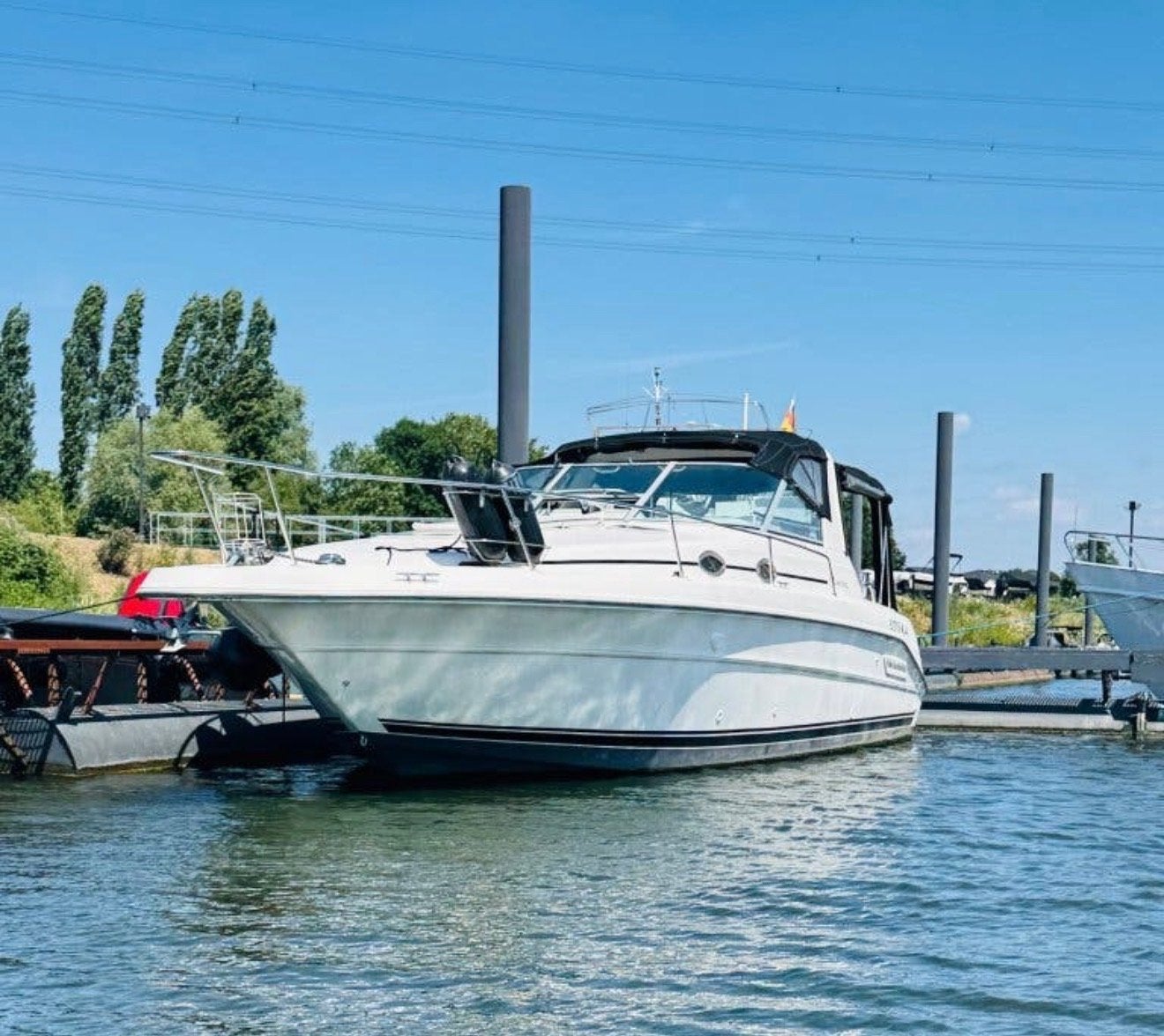Sea Ray Sundancer 300 - 1994, Benzine, Gebruikt, Kajuitboot, Biminitop
