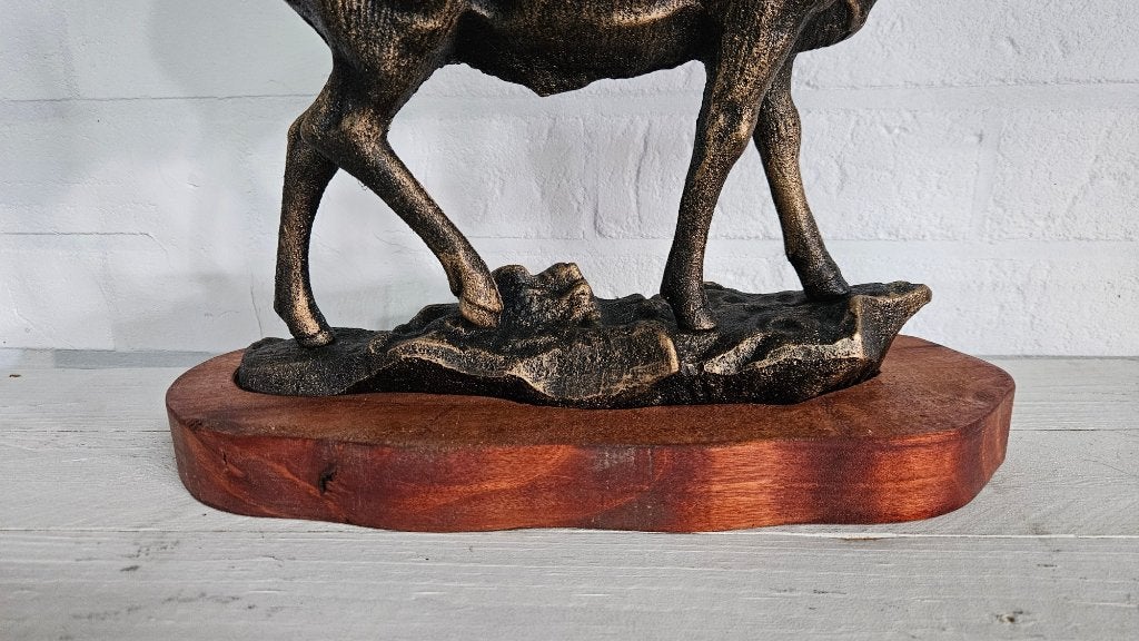 EDELHERT / gietijzer, Ophalen of Verzenden, Nieuw, Hert, Beeldje of Figuurtje