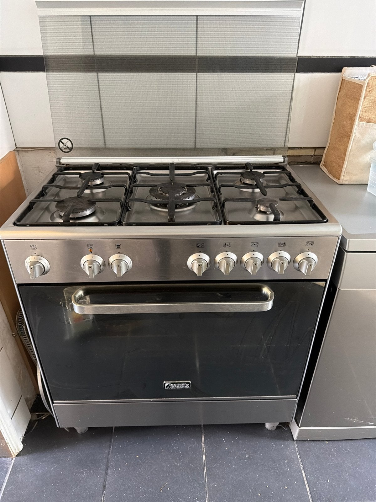Bestron by La Germania Fornuis met 5-pits kookplaat en oven, Gebruikt, 60 cm of meer, Ophalen of Verzenden, Gas