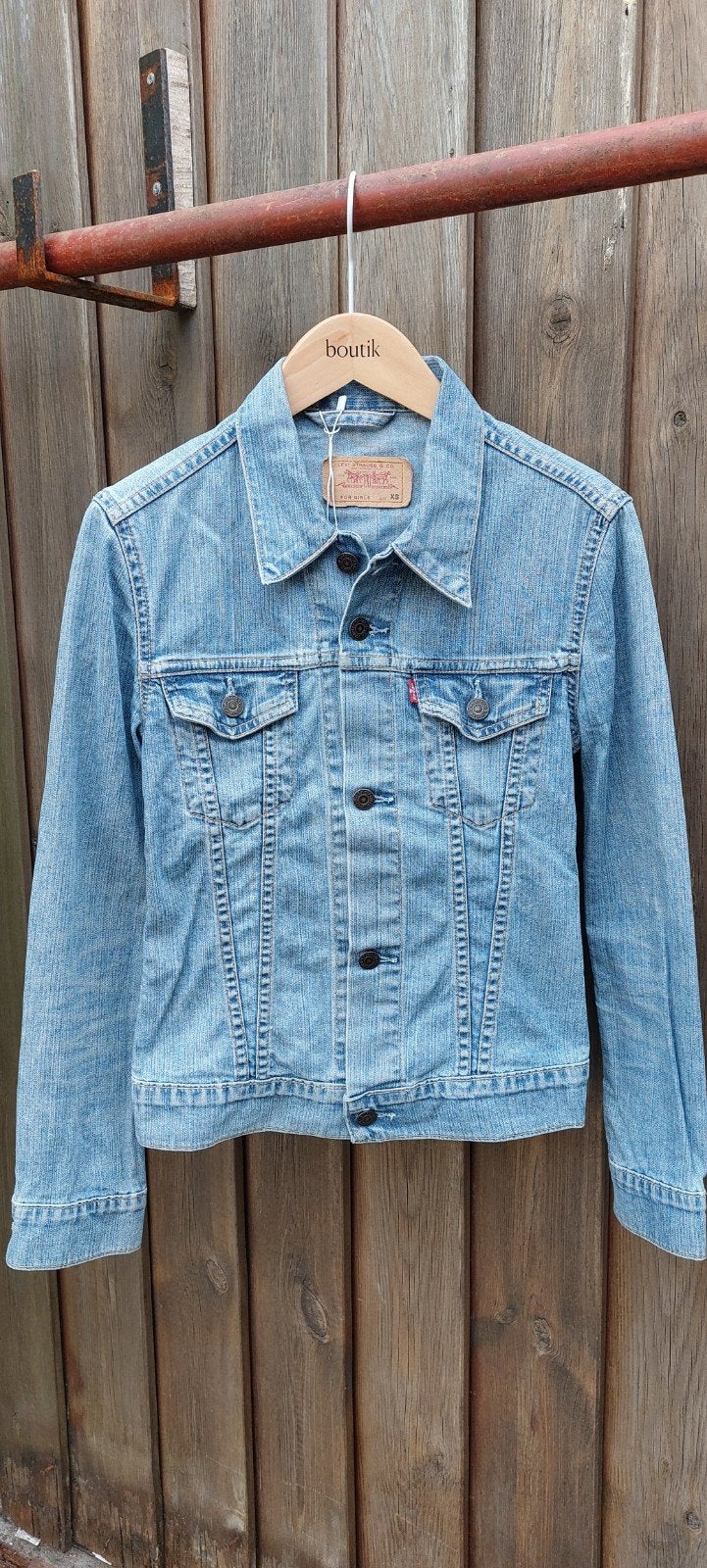 Heel mooi Levi's spijkerjasje maat XS, als nieuw, Kleding | Dames, Blauw, Ophalen of Verzenden, Zo goed als nieuw, Maat 34 (XS) of kleiner