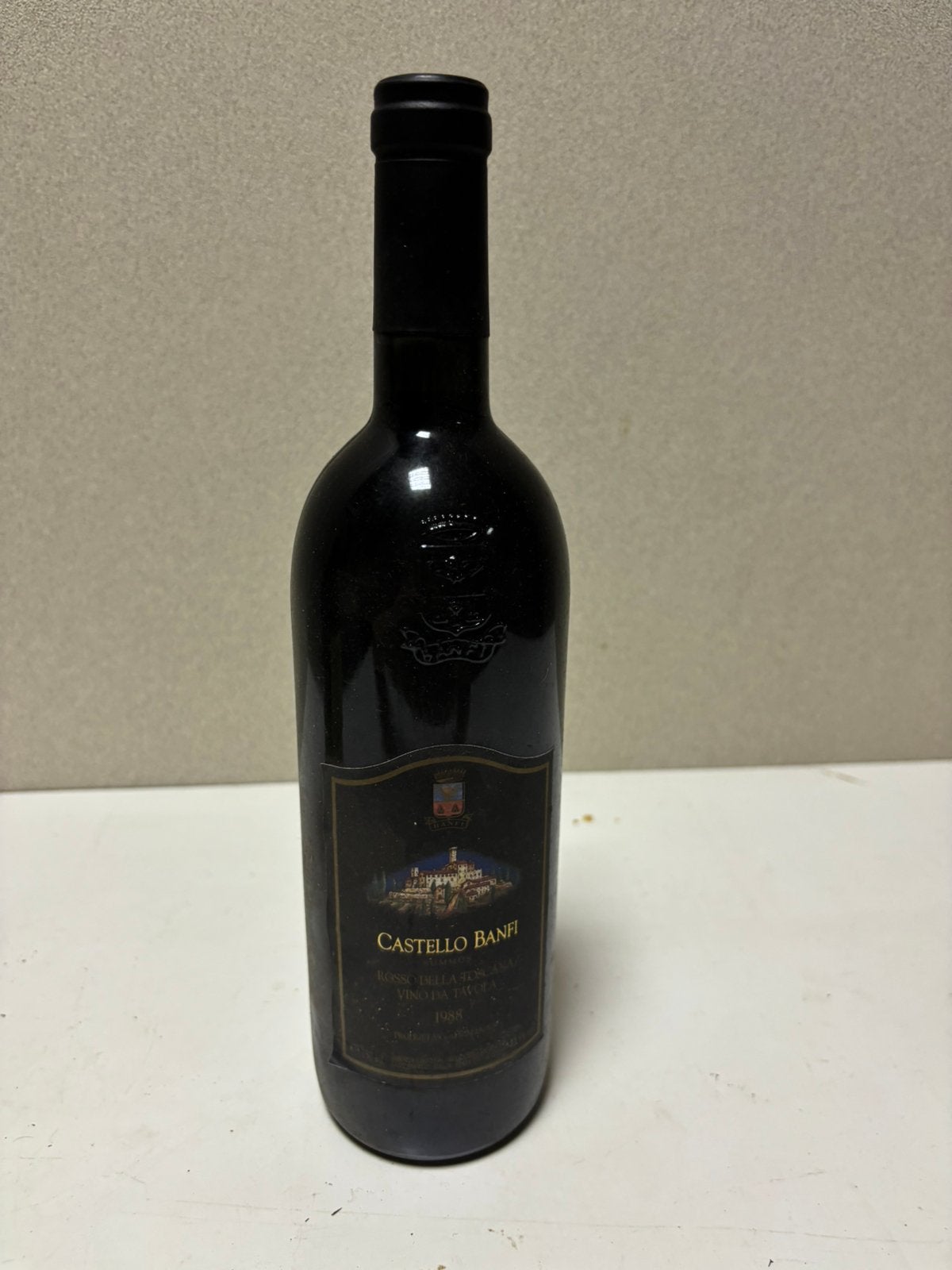 Castello Banfi Brunello di Montalcino uit het oogstjaar 1989, Verzamelen, Ophalen, Zo goed als nieuw, Italië, Rode wijn