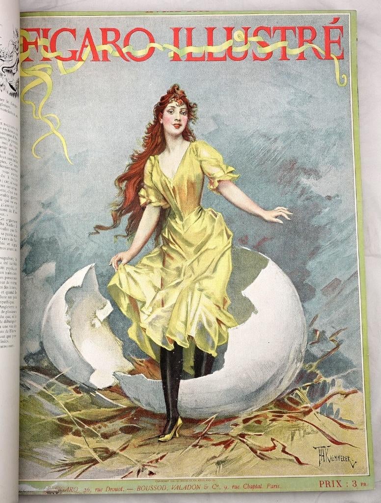 Figaro Illustré 1893 Belle Epoque Cheret Toulouse-Lautrec, Ophalen of Verzenden