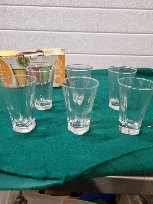 Amuse glaasjes zes stuks truva, Ophalen of Verzenden, 'T Olde Gre-j, Info@toldegrej.nl, Endepoelstraat 20f Didam