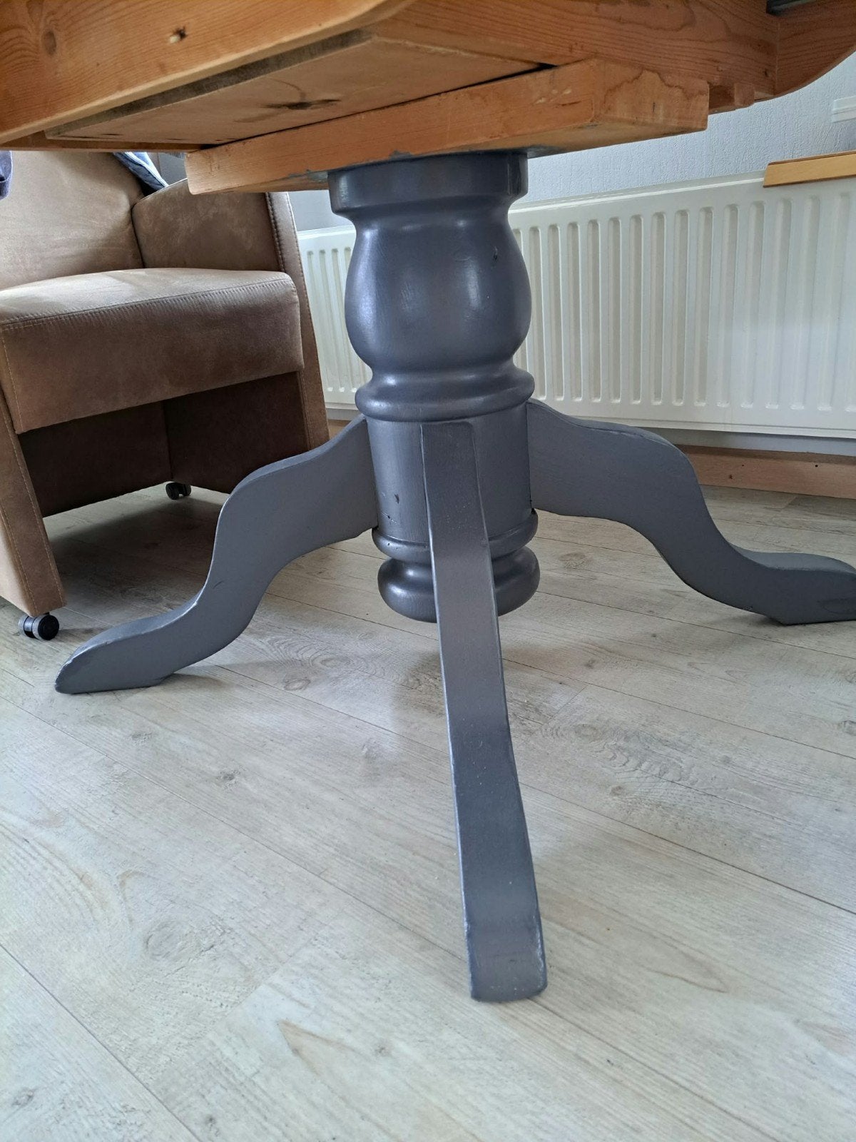 keurige grenen eettafel uitschuifbaar, Ophalen, Gebruikt, 50 tot 100 cm, Rond