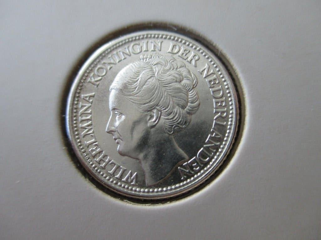 Kwartje 1944, Zilver, 25 cent, Ophalen of Verzenden, Koningin Wilhelmina