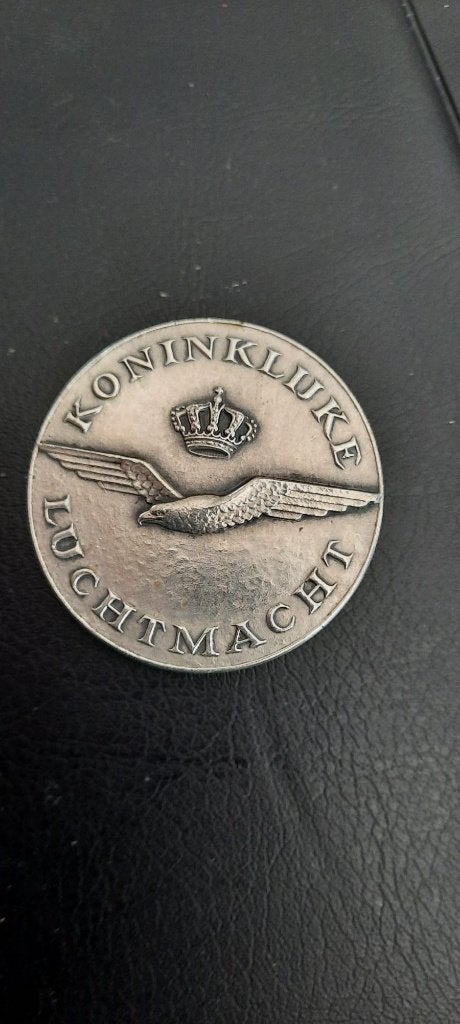 Penning 50jr Koninklijke Luchtmacht 1913-1963, Ophalen of Verzenden, Overige materialen, Nederland