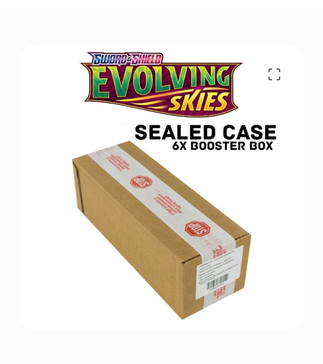 Pokémon Evolving Skies Sealed Case 6x Booster Box, Ophalen, Nieuw, Boosterbox