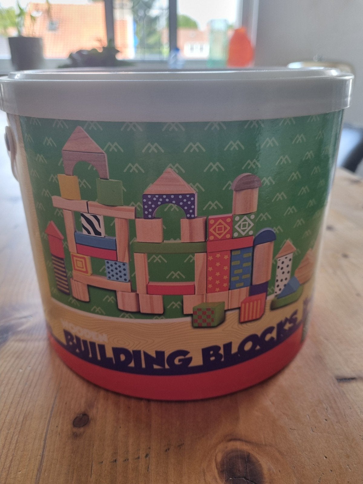 Houten Bouw Blokjes, Ophalen, Zo goed als nieuw