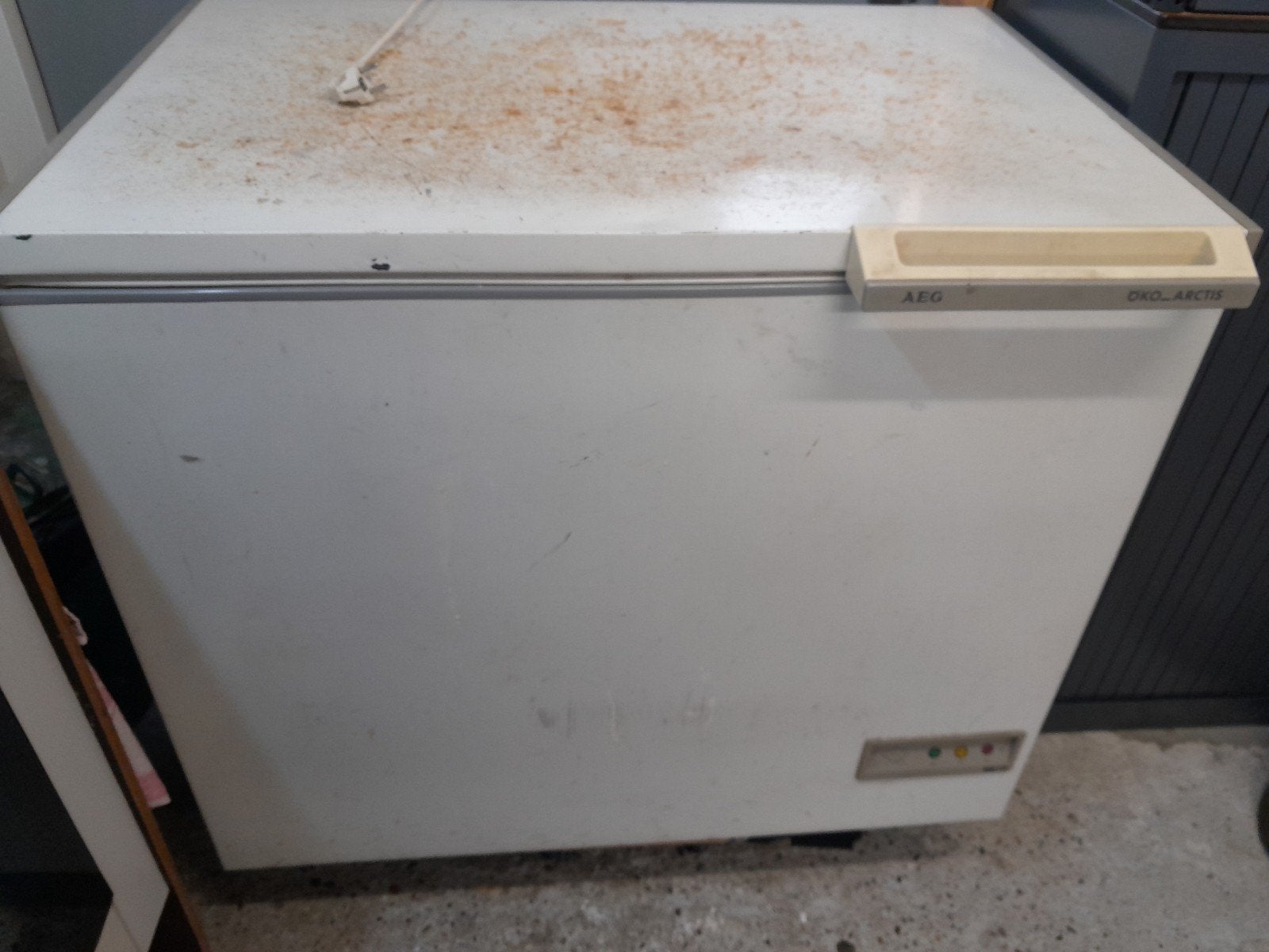 AEG vrieskist 184 liter, Witgoed en Apparatuur, Vrieskist, Gebruikt, Vrijstaand, 90 cm of meer