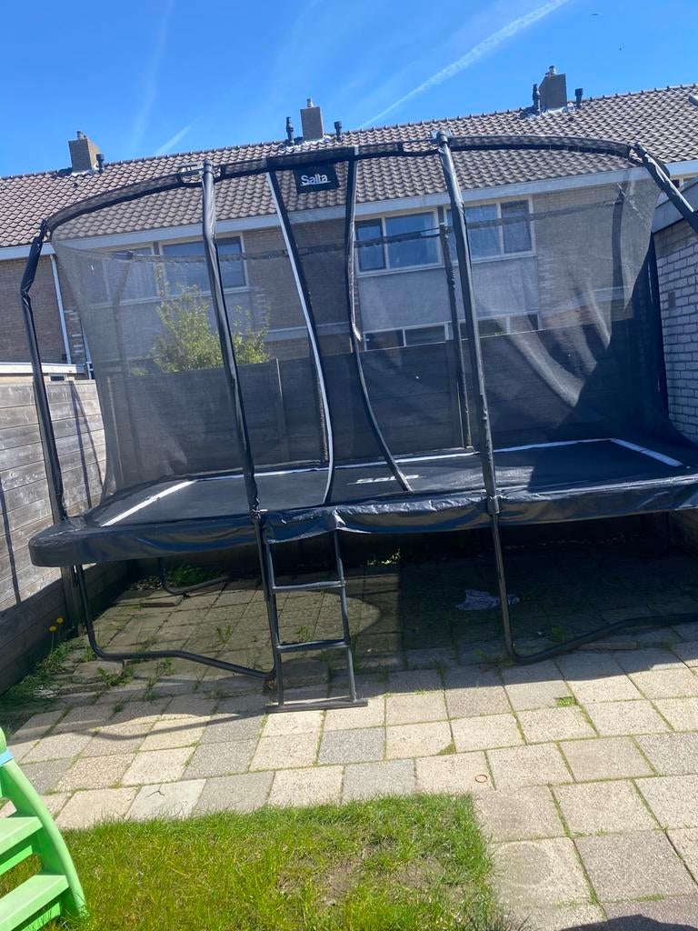 Grote Salta trampoline! 396x244, Ophalen, Gebruikt