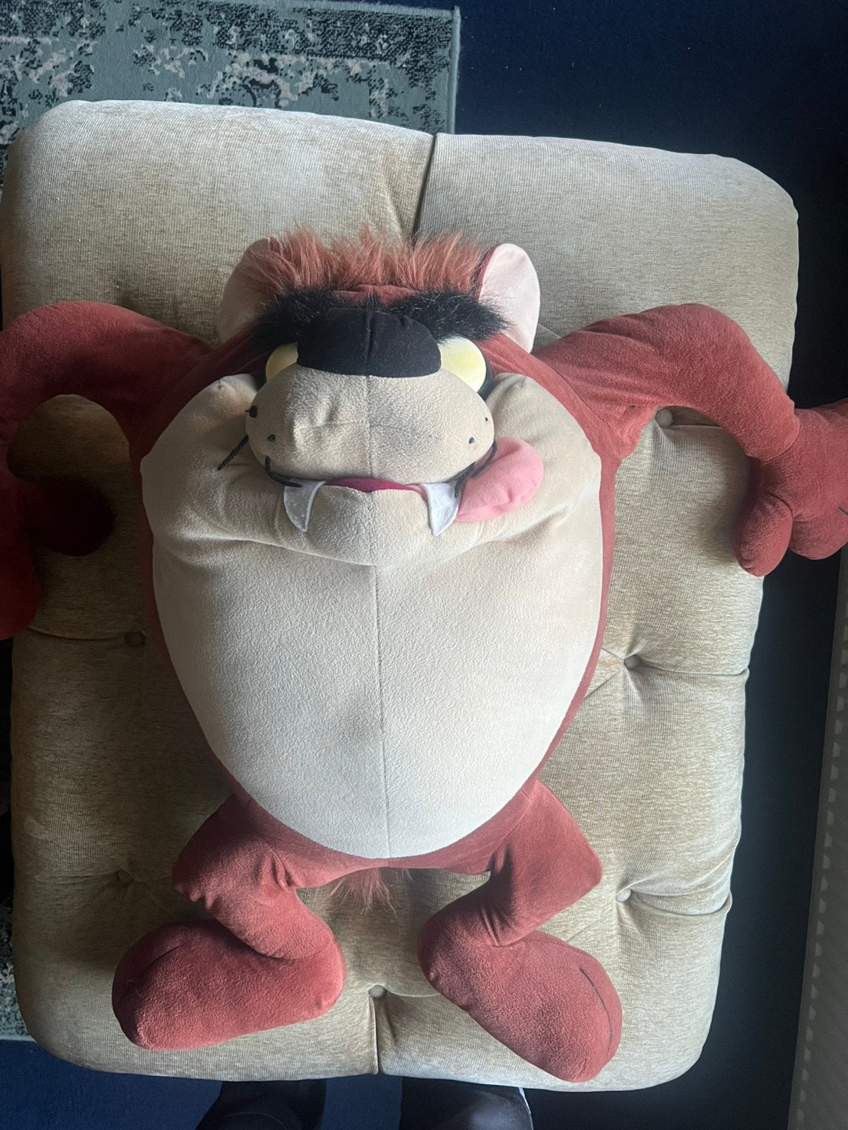 Vintage Pluche Taz Mania Devil Retro Exemplaar Looney Tunes., Verzamelen, Ophalen of Verzenden, Overige figuren, Zo goed als nieuw