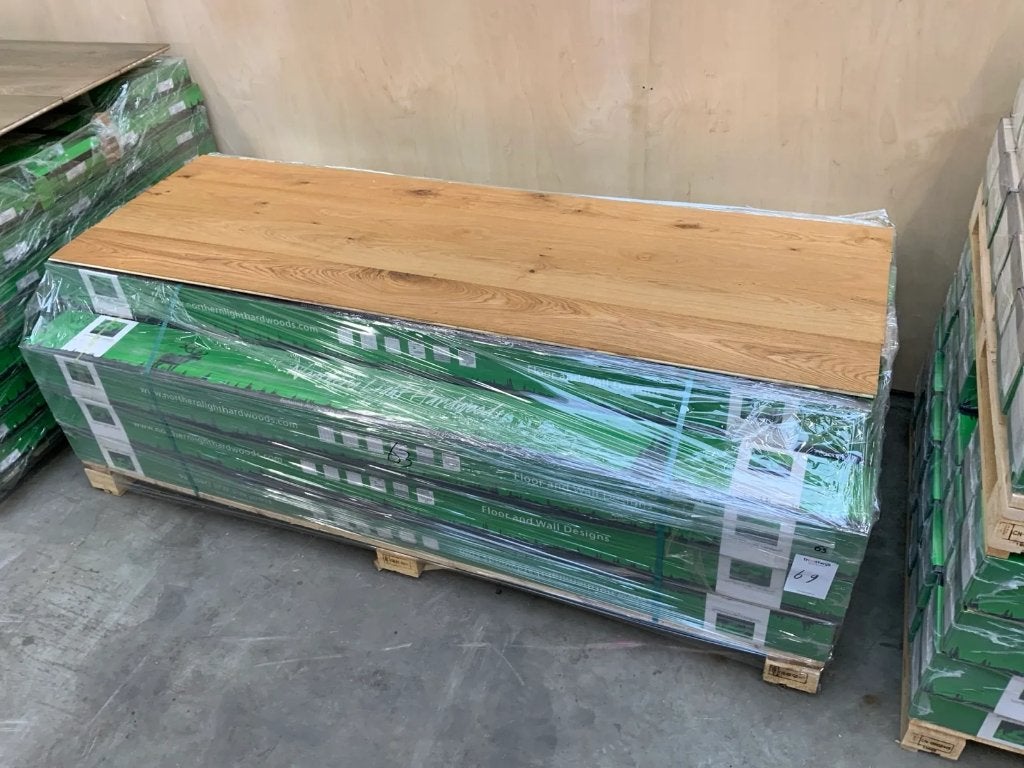 Heywood Northern Light Biscuit Parket Multiplank Eiken 42m², Ophalen, Nieuw, 25 tot 50 m², Parket