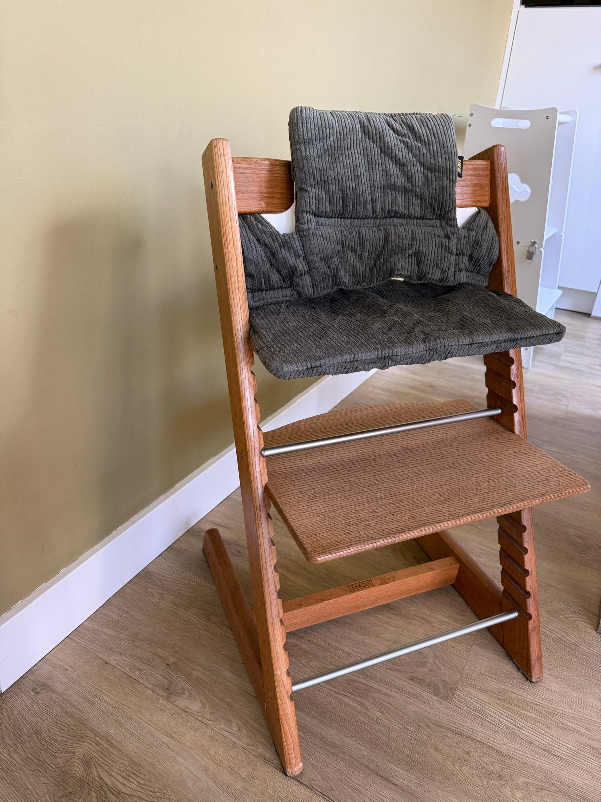 Stokke Tripp Trapp Massief Eiken | exclusief model, Ophalen, Zo goed als nieuw, Meegroeistoel, Stoelverkleiner