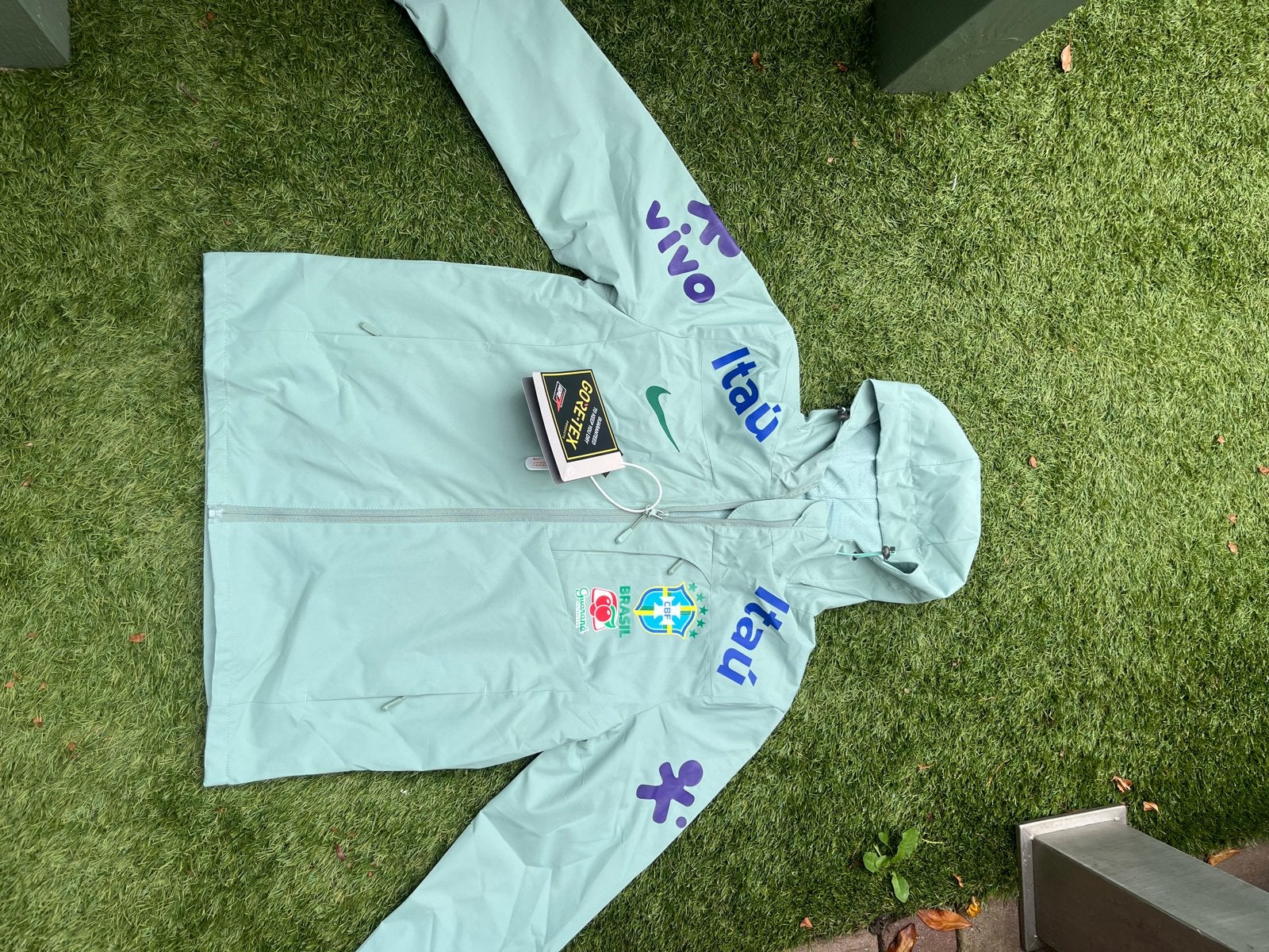 Nike Brazilië Windbreaker - Maat M (valt kleiner), Ophalen of Verzenden, Nieuw, Maat 48/50 (M), Groen