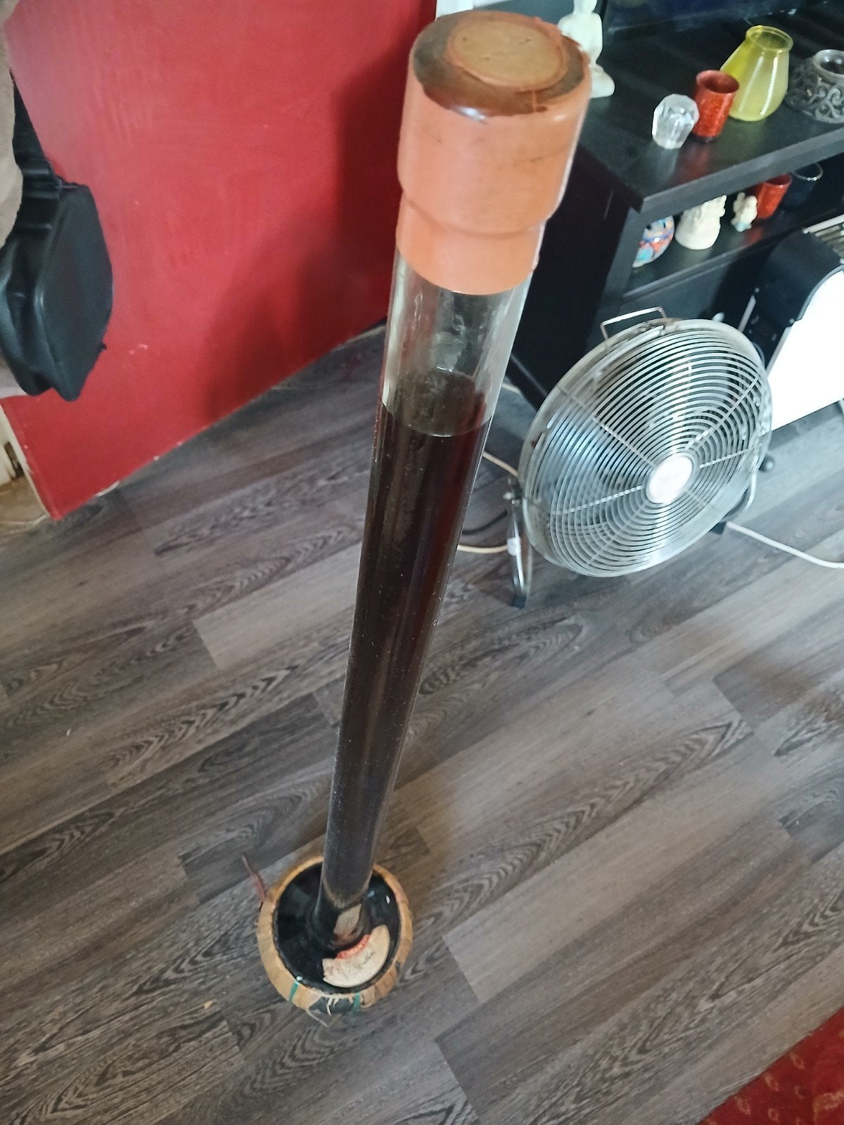Fles wijn 3 liter Itiliaans, Ophalen