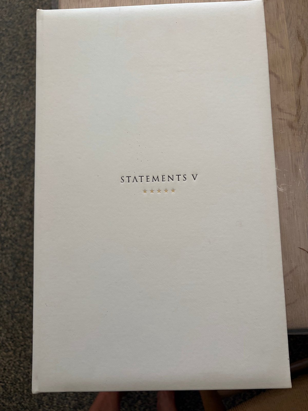 Statements V - Exclusief Modeboek, Boeken, Ophalen of Verzenden, Zo goed als nieuw, Mode algemeen