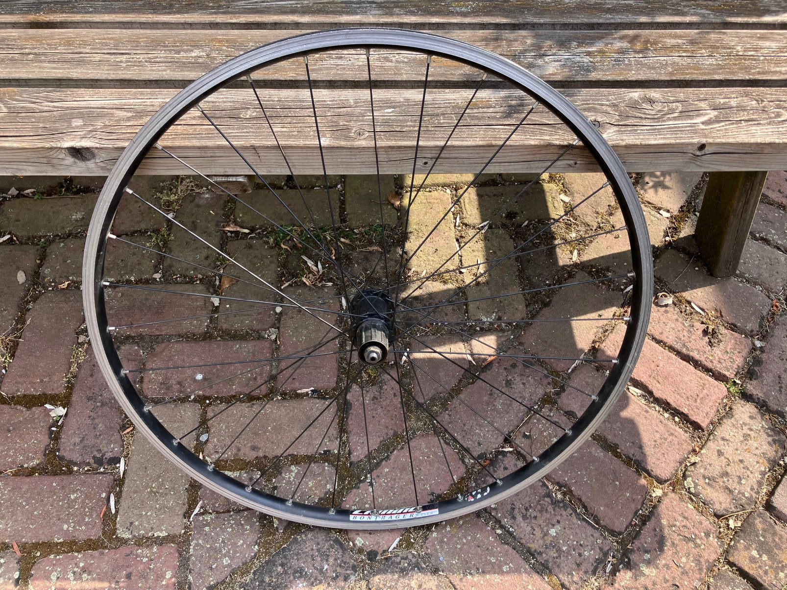 Bontrager Camino renfiets wiel, Fietsen en Brommers, Zo goed als nieuw, Aluminium, Racefiets, Ophalen