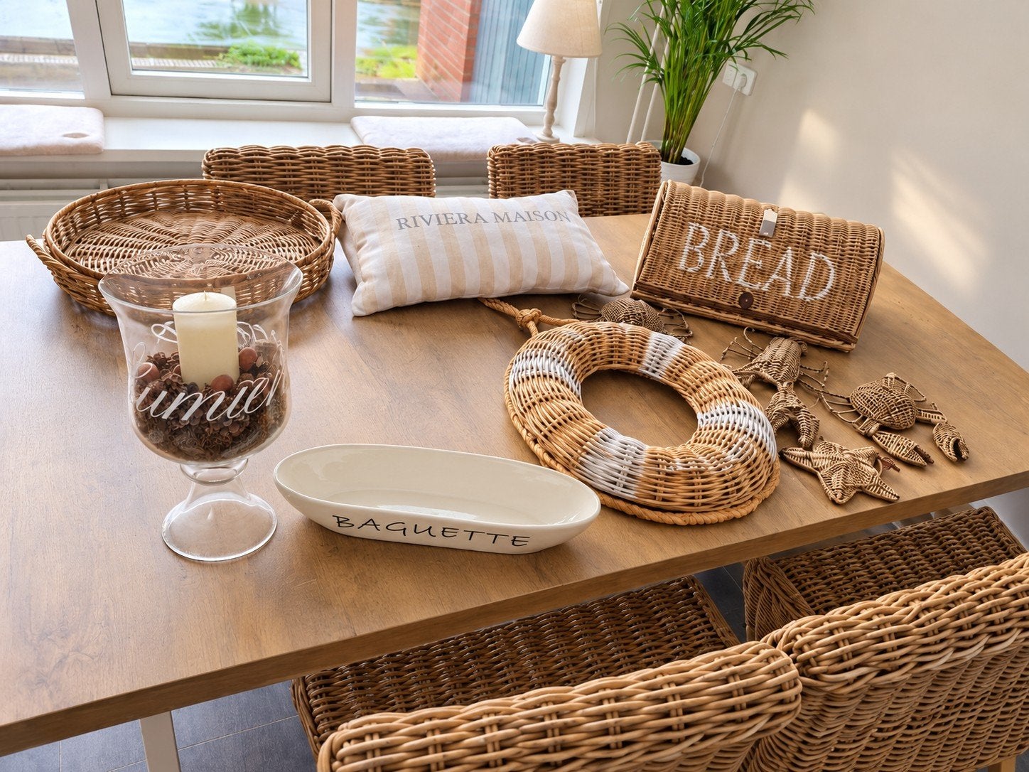 Rivièra Maison pakket: alles in 1 koop, Gebruikt, Beige, Ophalen of Verzenden, Landelijk
