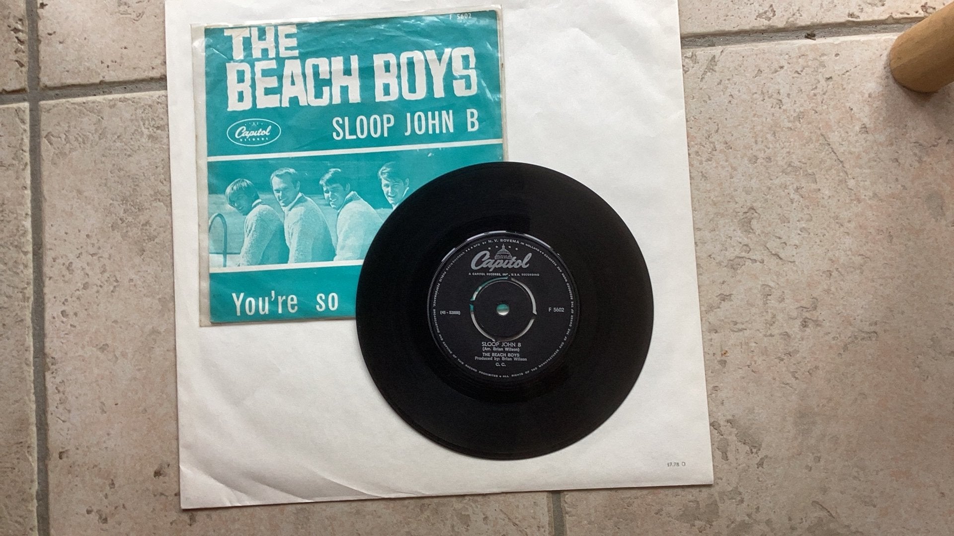 Singles Beach Boys, Cd's en Dvd's, Vinyl Singles, Gebruikt, Pop, 7 inch, Ophalen of Verzenden