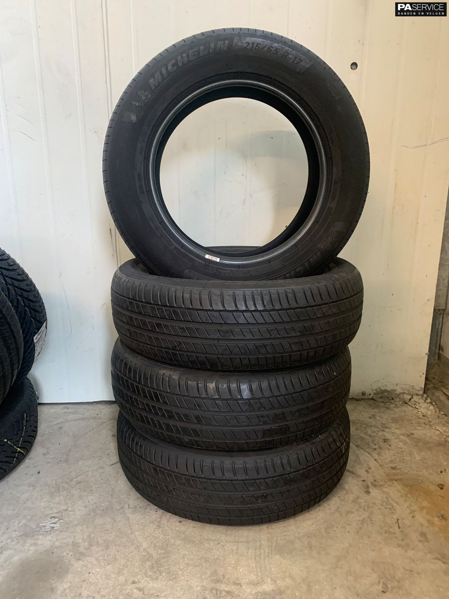4x Michelin 215 60 17 zomerbanden met 6 en 5,5 mm, -, -, Banden en Velgen, Ophalen of Verzenden