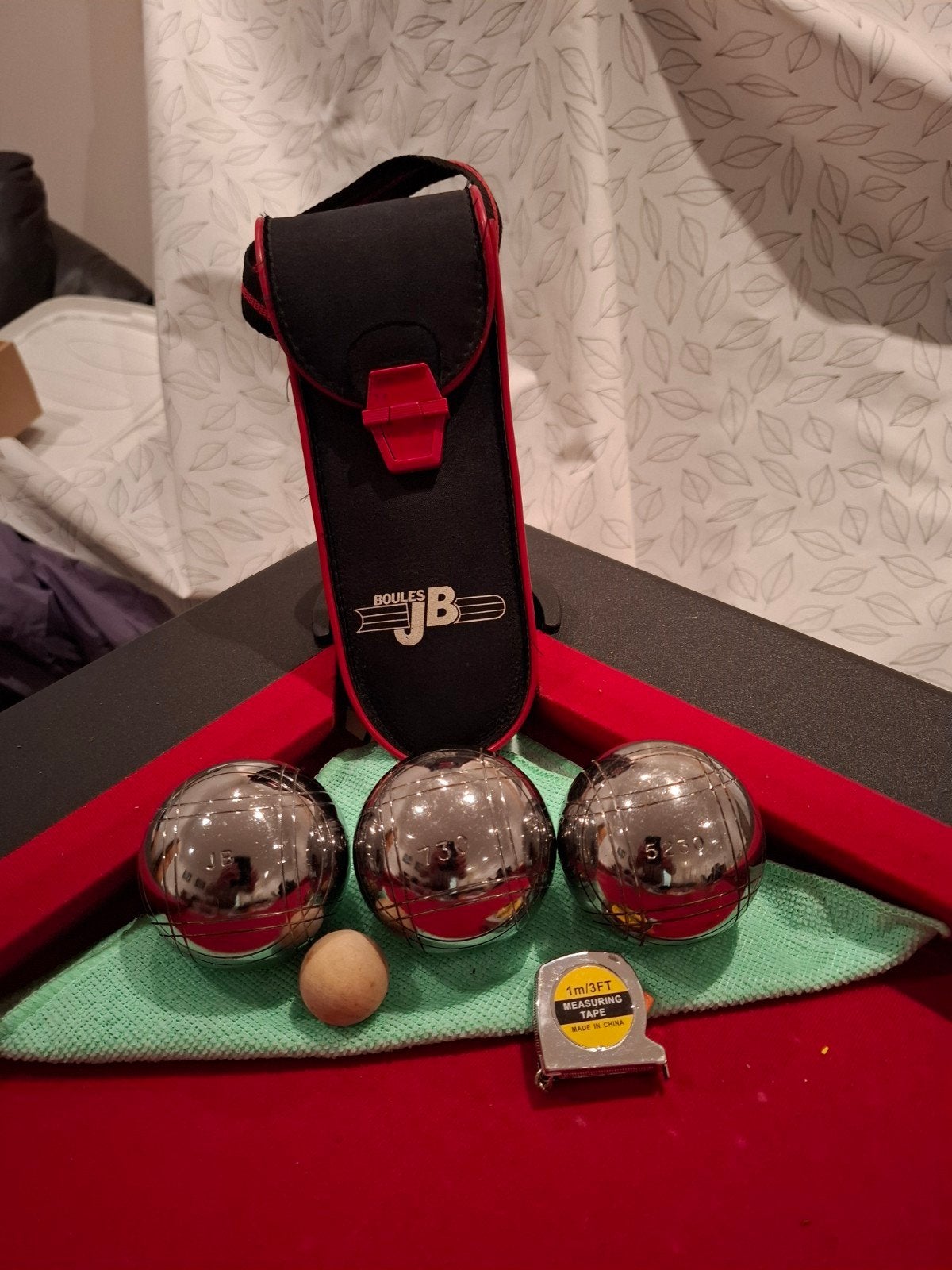 Petanque set van JB jeu de boules ballen en accessoires, Sport en Fitness, Ophalen of Verzenden, Gebruikt
