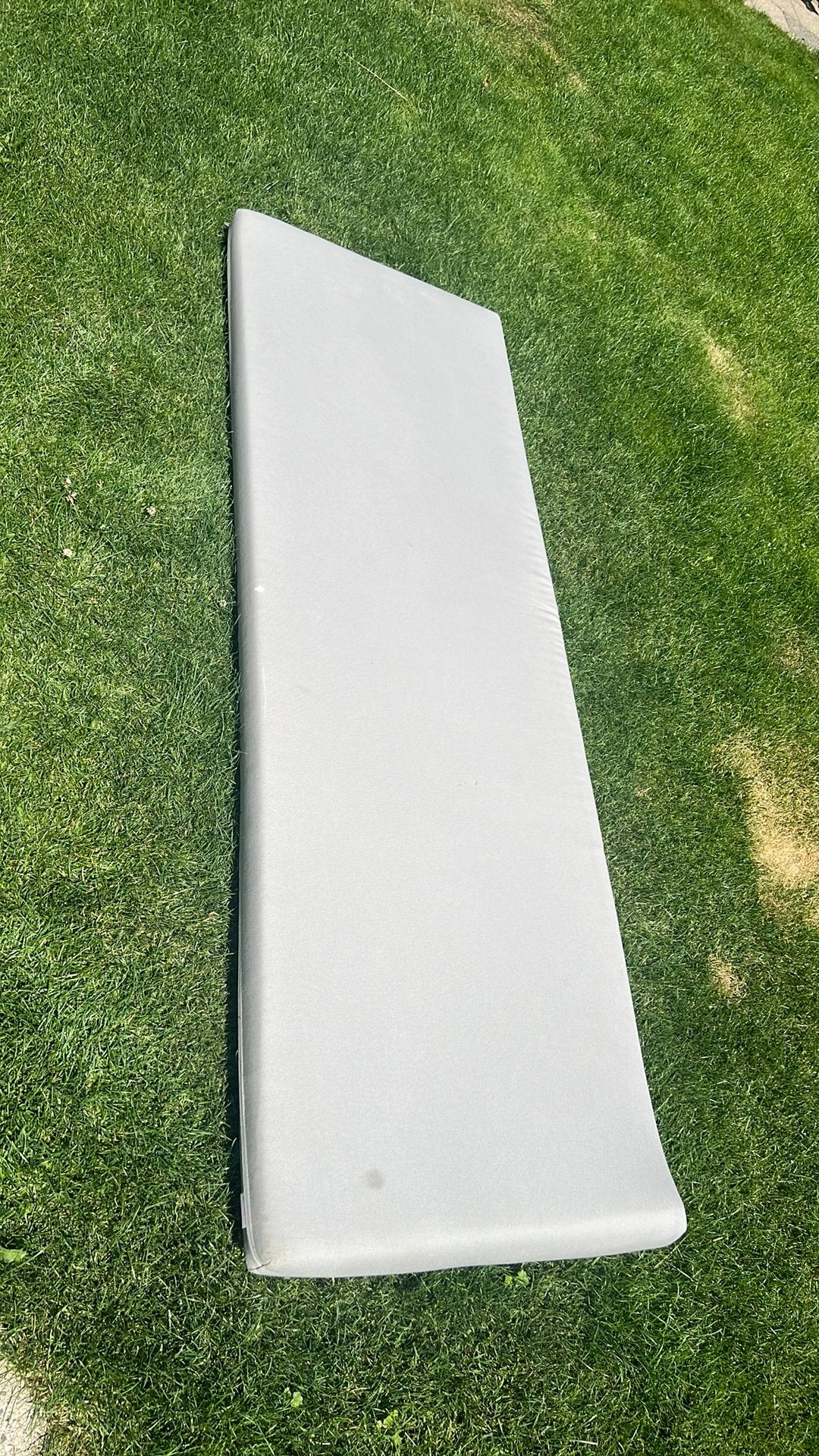 Lounge bank kussen 200-67-8 cm Grijs, Ophalen of Verzenden, Zo goed als nieuw, Kunststof, Bank