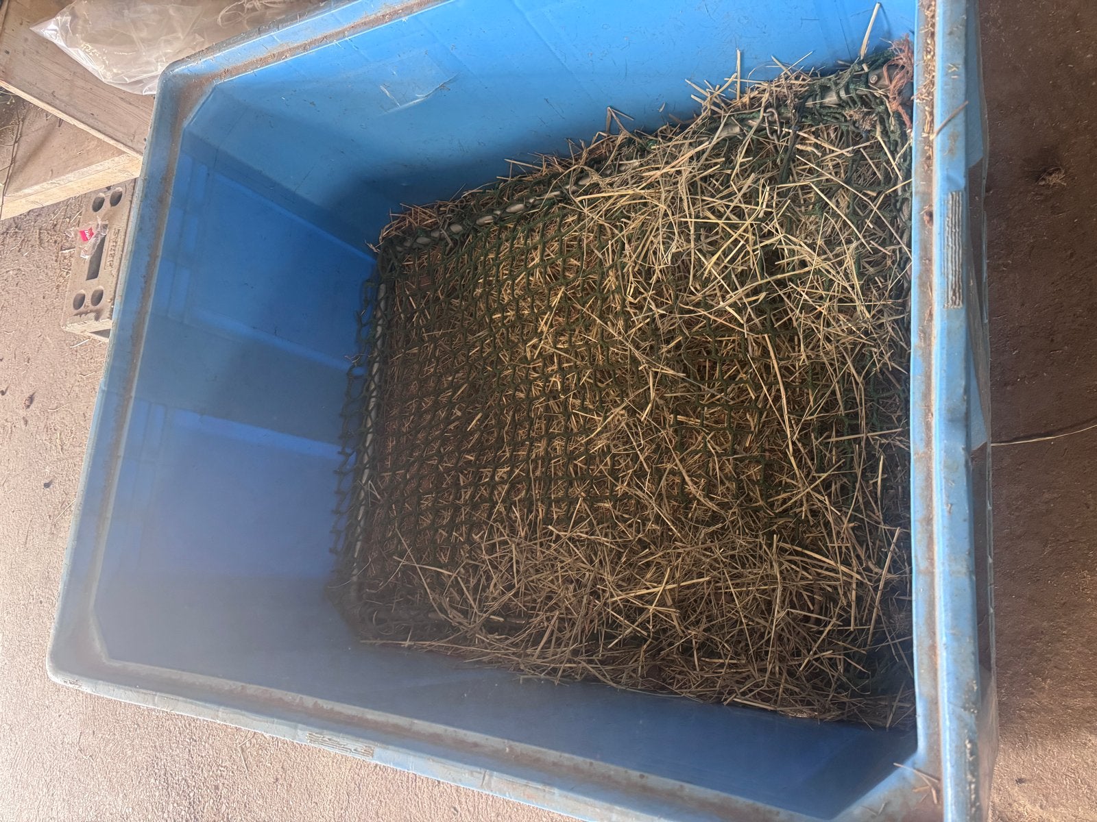 Slow feeder pony/paard met net, Ophalen, Gebruikt
