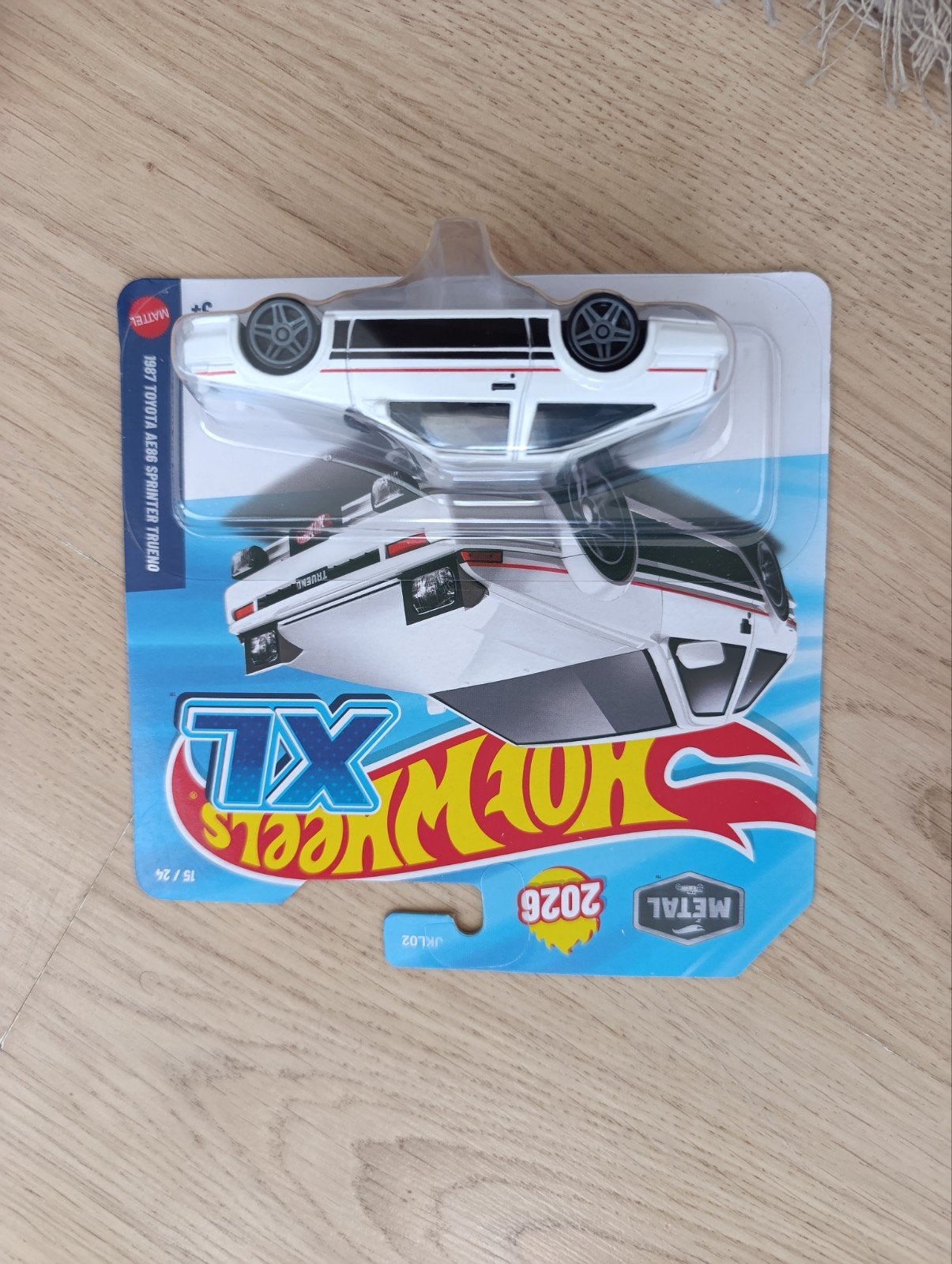 Hot Wheels XL 1987 Toyota AE86 Sprinter Trueno, Ophalen, Nieuw, Auto, Overige merken