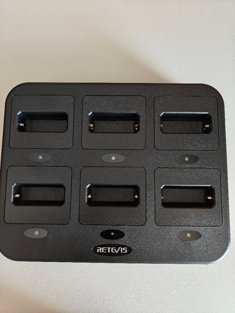 Retevis 6-Voudig lader voor Retevis RT622 portofoon NIEUW, Ophalen of Verzenden, Nieuw, 15 km of meer, Toebehoren