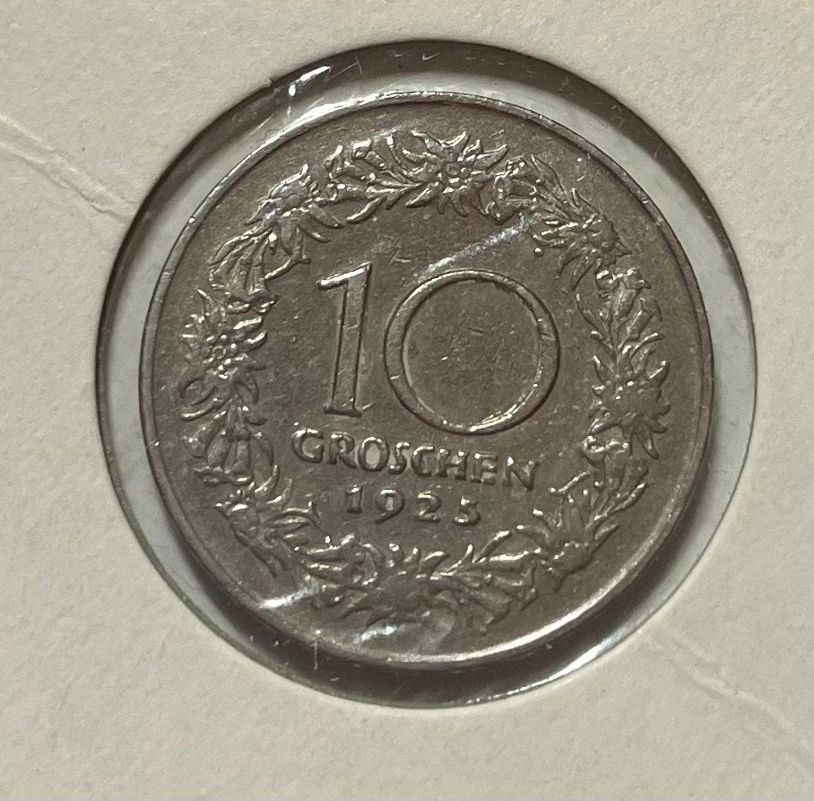 10 groschen Oostenrijk 1925, Ophalen of Verzenden, Oostenrijk