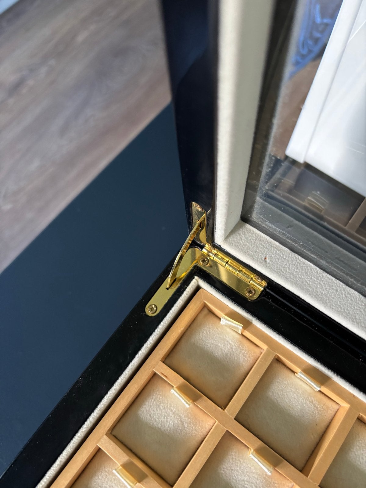 Pandora sieradendoos met sleutels (slot defect), Ophalen, Gebruikt, Zwart, Met slot