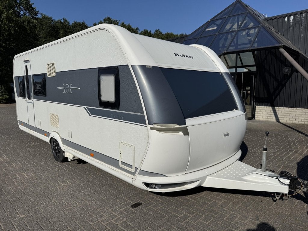 Hobby Excellent 560 KMFe 2014, Caravans en Kamperen, Caravans, Bedrijf, Schokbreker, 5 tot 6 meter, Tot en met 6