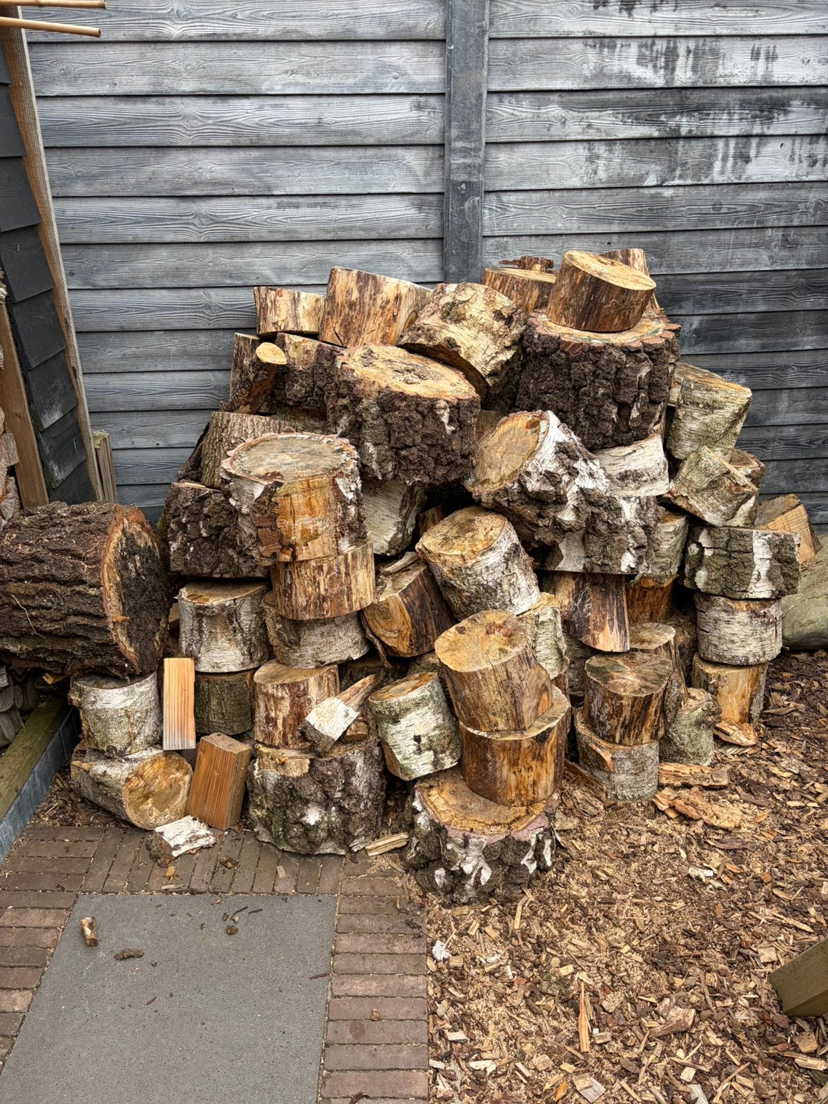 Berken Haardhout, Tuin en Terras, Haardhout, Minder dan 3 m³, Ophalen