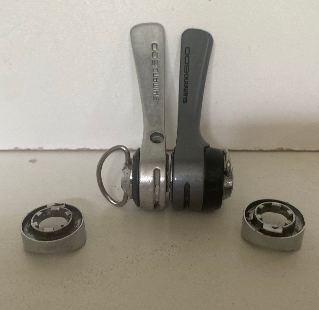 Shimano 600 buisshifters/ commandeurs vintage, Ophalen of Verzenden, Zo goed als nieuw, Overige typen