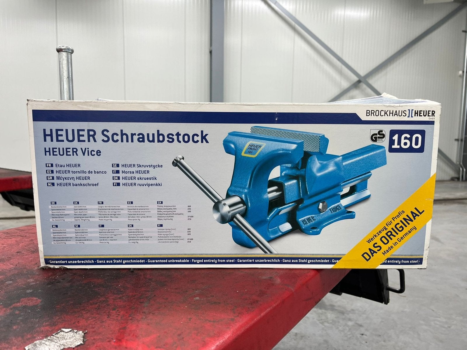 Brockhaus Heuer Bankschroef - Nieuw in doos, Ophalen, Nieuw, Bankschroef, Overige merken
