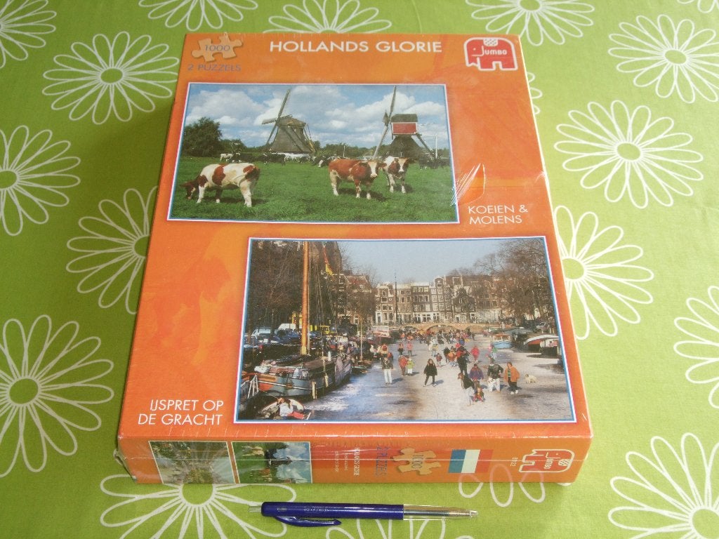 Nieuw in seal: Hollands Glorie - 2 puzzels van 1000 stukjes, Ophalen of Verzenden, 500 t/m 1500 stukjes, Nieuw, Legpuzzel