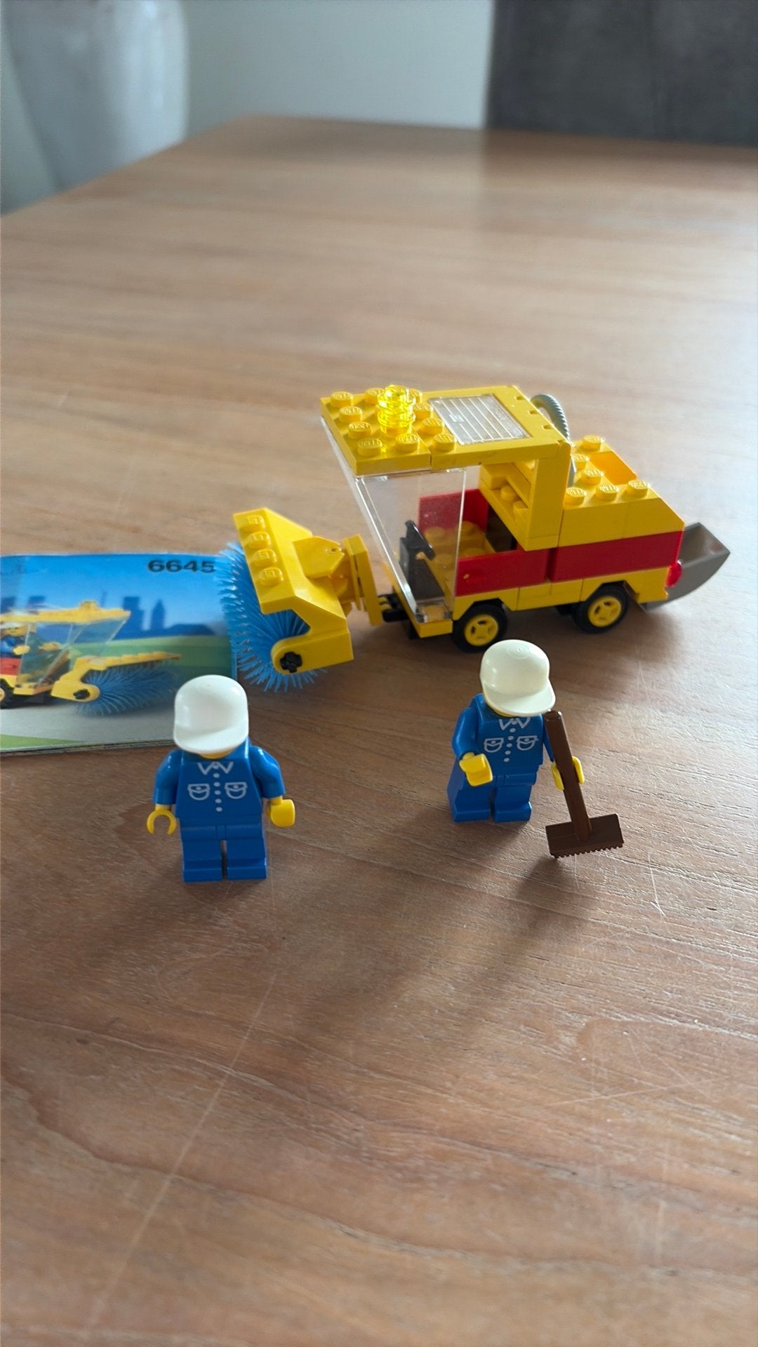 Lego 6645 straatveger compleet met boekje, Lego, Ophalen of Verzenden, Zo goed als nieuw, Inclusief instructies