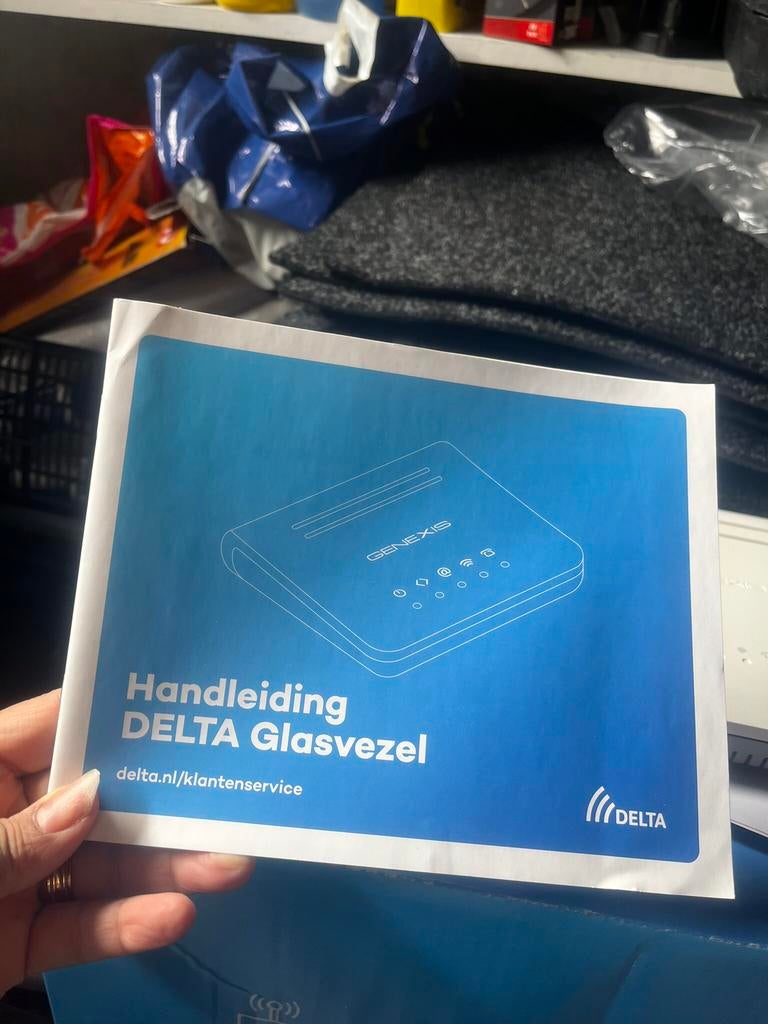 Delta Glasvezel, Ophalen of Verzenden, Zo goed als nieuw