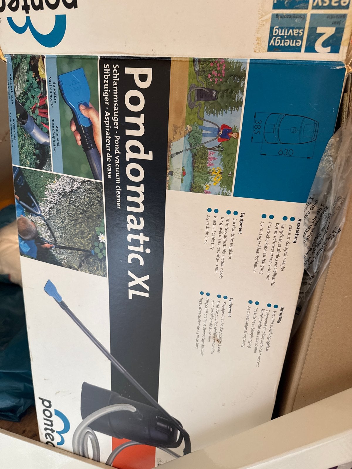 Pondomatic XL Vijverstofzuiger - Schoon en helder water, Ophalen of Verzenden, Gebruikt, Vijverstofzuiger