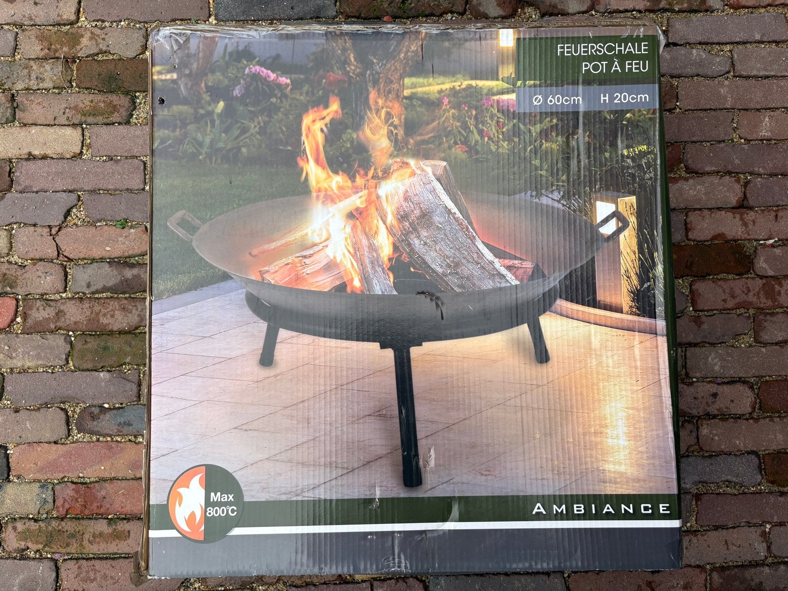 Nieuwe vuurschaal 60 cm - Ambiance, Tuin en Terras, Ophalen, Nieuw