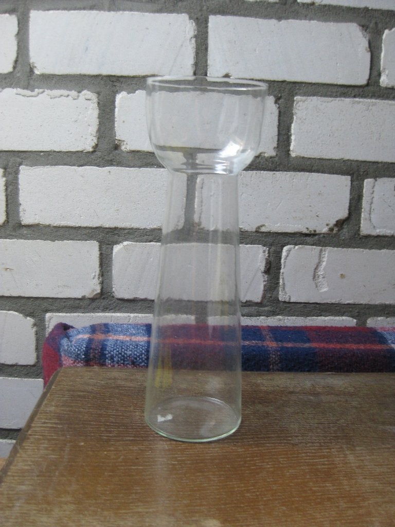 Glazen kelk vaas, Ophalen of Verzenden, Zo goed als nieuw, Glas