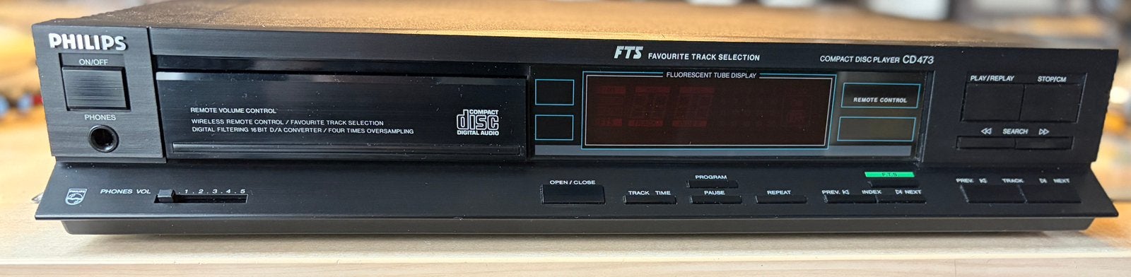 Philips CD473 FTS, Ophalen of Verzenden, Zo goed als nieuw, Philips