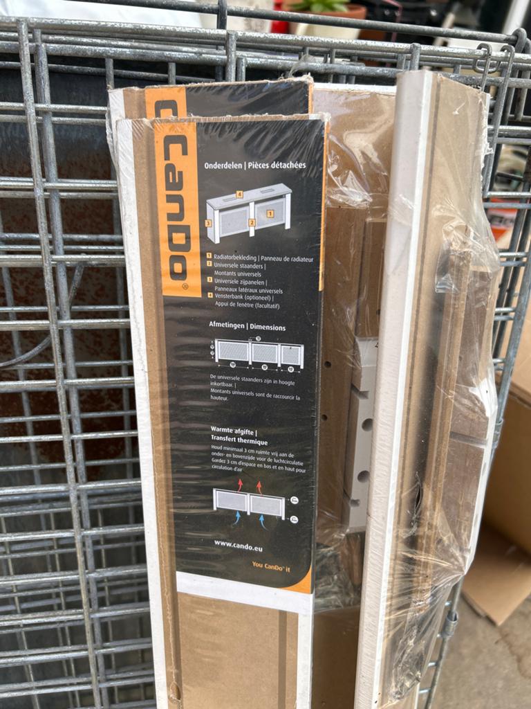 Cando Radiatorbekleding Panelen - Nieuw in verpakking, Radiator, Nieuw, Minder dan 60 cm, Ophalen of Verzenden