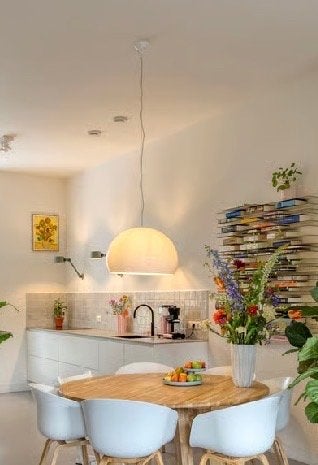 Kartell Fly Lamp - Wit - Ø 51 cm, Ophalen, Gebruikt, Kunststof, 50 tot 75 cm