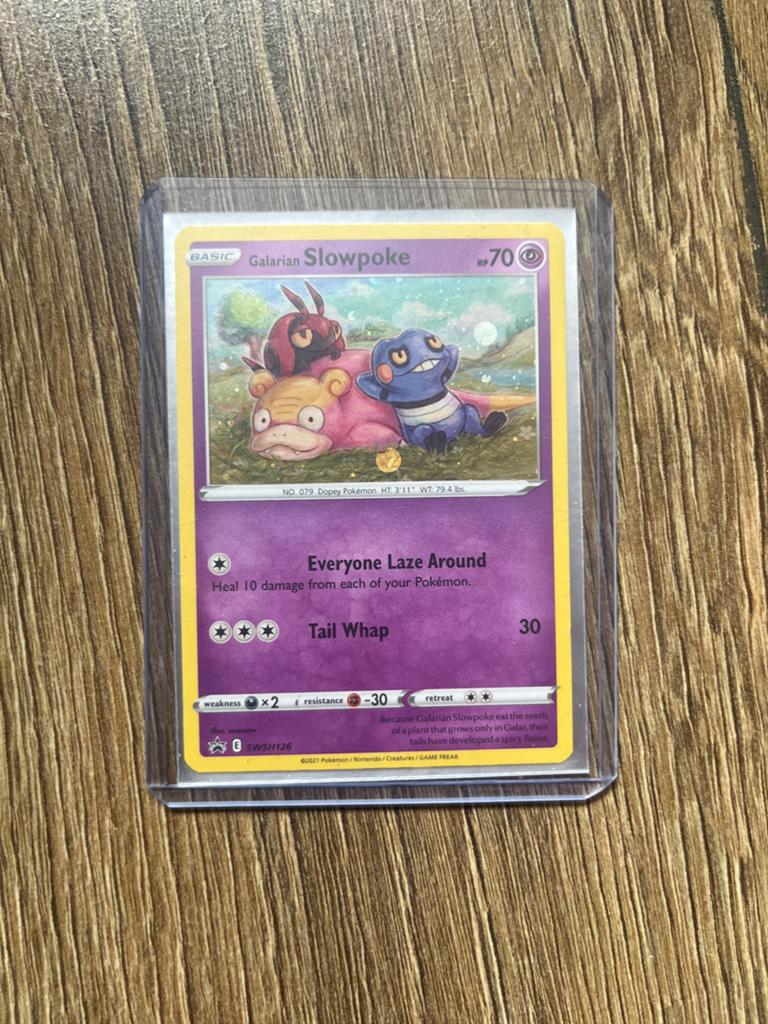 Pokémon Kaart Galarian Slowpoke SWSH126 Promo, Ophalen, Zo goed als nieuw