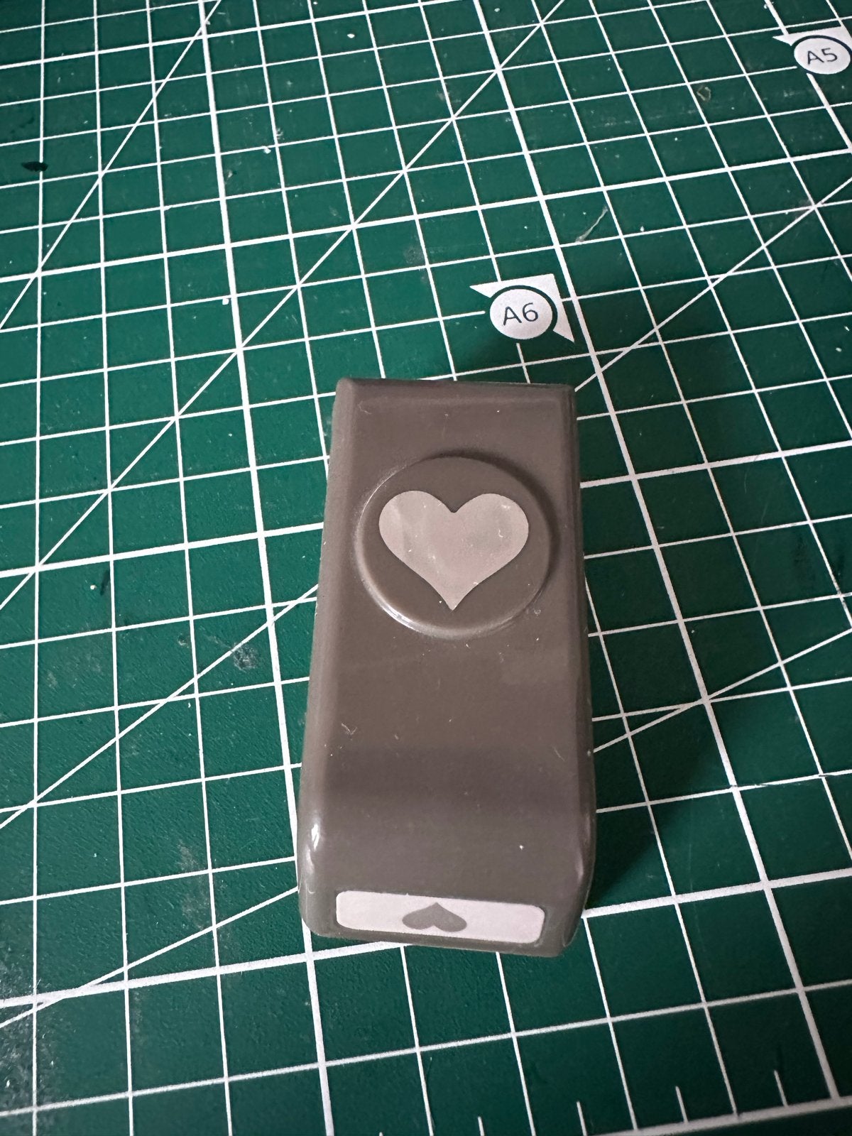 Stampin' Up! pons hartje - Zo goed als nieuw, Geschikt voor karton, Overige thema's, Gereedschap of Toebehoren, Ophalen of Verzenden