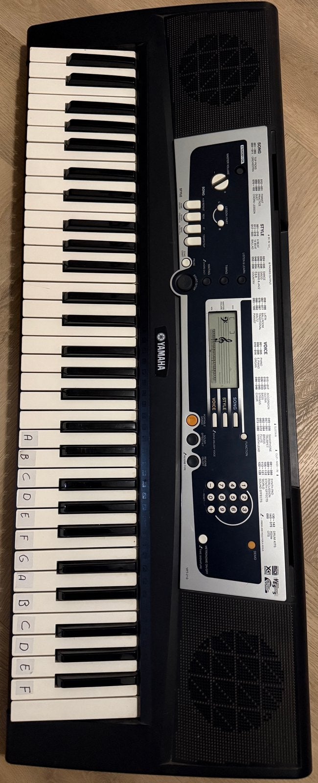 Yamaha YPT-210 Keyboard incl. adapter, Ophalen, Zo goed als nieuw, 61 toetsen, Yamaha
