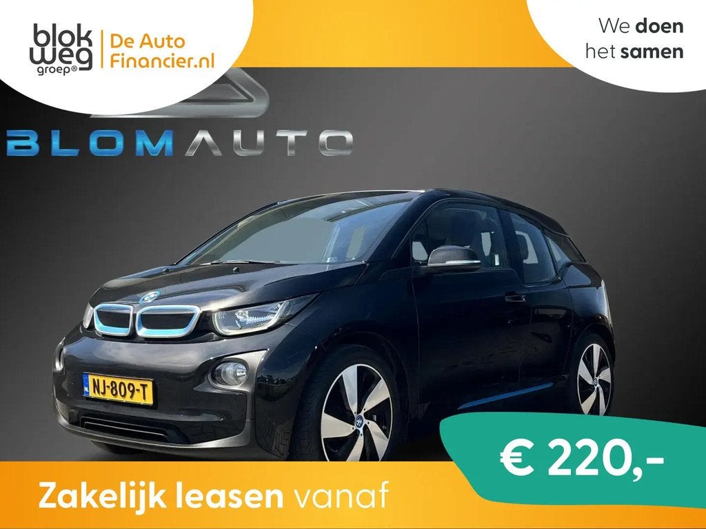 BMW i3 170PK 94Ah 33 kWh NL AUTO LED+GROOT SCHE € 13.380,0, Automaat, Stof, Gebruikt, 4 stoelen